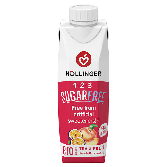 Napój o Smaku Brzoskwinia - Marakuja Bez Cukru BIO (6 szt x 300 ml)